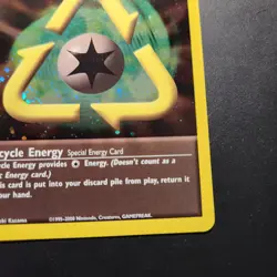 Holo Recycle Energy - 2002 League Promo Cosmos Rare - Pokemon TCG - NM - Image 3