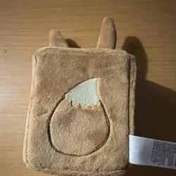 Eevee Plush Deck Box 60-Card Capacity Standard Size for Pokemon TCG Brown/Cream - Image 3