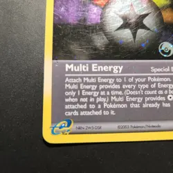 2003 WINNER Multi Energy 93/100- League Promo Stamped Holo Rare- Pokemon TCG- MP - Image 4