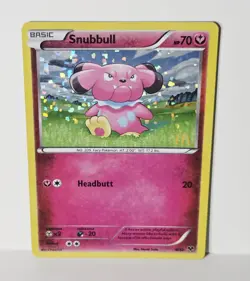 Snubbull - 8/12 - Pokemon 2014 McDonald's Promo Holo Rare LP - Image 1