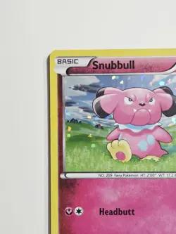 Snubbull - 8/12 - Pokemon 2014 McDonald's Promo Holo Rare LP - Image 3