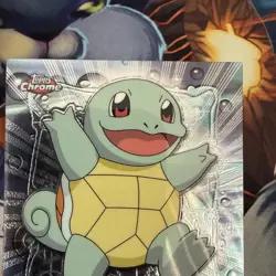 Squirtle 2000 Topps Chrome TV Animation Edition #07 Pokemon - Large Crease - Image 2