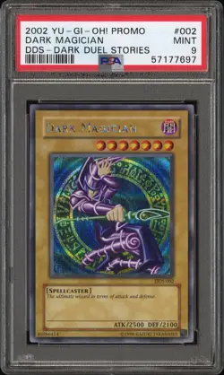 Dark Magician DDS-002 Promo Secret Rare Yugioh PSA 9 *697 - Image 1