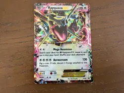 Pokemon TCG Shiny Rayquaza EX XY69 Promo Holo Card - Image 1