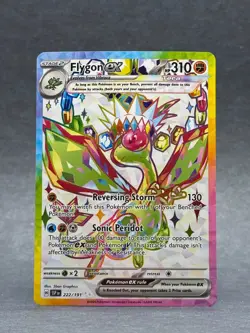 Pokemon - 222/191 Flygon ex SV08 Surging Sparks Ultra Rare Full Art NM TCG - Image 1