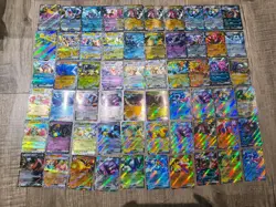 Pokemon TCG Chinese 60 Card Holo Foil Lot V VMAX VSTAR EX GX Bulk CG08 - Image 1