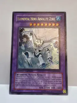 Yu-Gi-Oh! - Elemental Hero Absolute Zero (YG04-EN001) - Ultra Rare Limited - NM - Image 1