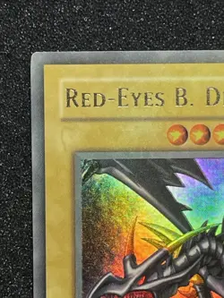 Yu-Gi-Oh! Red Eyes Black Dragon SDJ-001 1st Edition 2002 Foil Bleed - Image 2