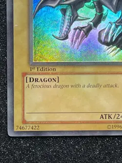 Yu-Gi-Oh! Red Eyes Black Dragon SDJ-001 1st Edition 2002 Foil Bleed - Image 4