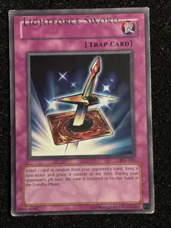 Yu-Gi-Oh! Lightforce Sword PSV-005 Unlimited 2002 Misprint Name Shift - Image 1