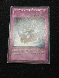 Yu-Gi-Oh! Lightforce Sword PSV-005 Unlimited 2002 Misprint Name Shift - Image 2