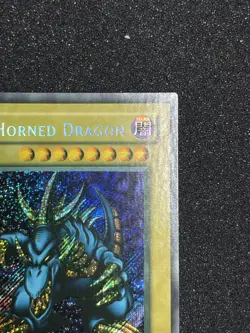Yu-Gi-Oh! Tri Horned Dragon LOB-000 Unlimited 2002 Wavy Faded NM - Image 5