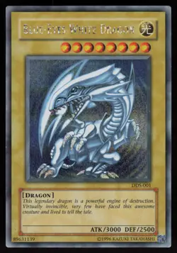 Blue-Eyes White Dragon (Dark Duel Stories) DDS-001 Secret Rare Promo YU-GI-OH - Image 1