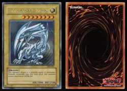 Blue-Eyes White Dragon (Dark Duel Stories) DDS-001 Secret Rare Promo YU-GI-OH - Image 3