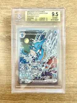 KINGDRA EX #131 POKEMON SVP EN-SV BLACK STAR PROMO 2024 BGS 9.5 GEM MINT - Image 1