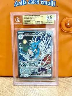 KINGDRA EX #131 POKEMON SVP EN-SV BLACK STAR PROMO 2024 BGS 9.5 GEM MINT - Image 3