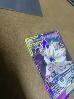 2019 POKEMON SUN & MOON COSMIC ECLIPSE 75/236 SOLGALEO & LUNALA GX NEAR MINT - Image 3