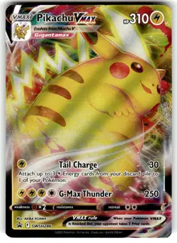 2023 Pokemon TCG Pikachu VMAX SWSH286 Sword & Shield BLACK STAR PROMO NM - Image 1