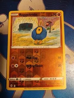 Pokemon TCG Roggenrola Evolving Skies 086/203 Reverse Holo Common-NM - Image 1
