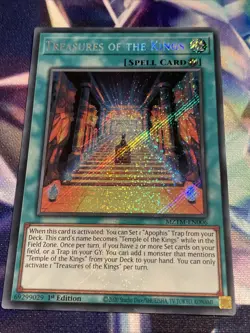 Yu-Gi-Oh! TCG Treasures of the Kings MZTM-EN006 Secret Rare NM/M - Image 1