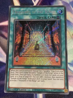 Yu-Gi-Oh! TCG Treasures of the Kings MZTM-EN006 Secret Rare NM/M - Image 2