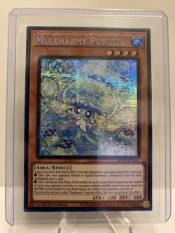 Yu-Gi-Oh! Mulcharmy Purulia MP25-EN085 * Prismatic Secret Rare * 1st Edition NM - Image 1