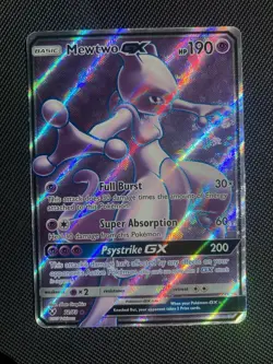 MEWTWO GX 72/73 Full Art Shining Legends Ultra Rare Pokemon Card HP - Image 1