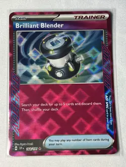 Pokemon TCG Brilliant Blender 164/191 Surging Sparks Ace Spec Rare English 2024 - Image 1