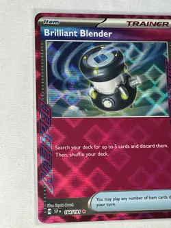 Pokemon TCG Brilliant Blender 164/191 Surging Sparks Ace Spec Rare English 2024 - Image 2