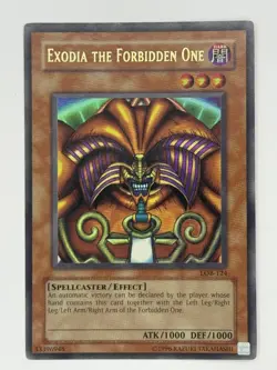 Exodia the Forbidden One LOB-124 The Legend of Blue Eyes White Dragon Unlimited - Image 1
