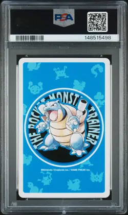1998 POKEMON BLUE VERSION PLAYING CARDS 10 OF HEARTS #124 JYNX PSA 10 - Image 2