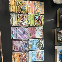 Pokemon TCG XY EX Mega Holo 10-Card Lot English Lucario Zoroark Greninja - Image 1