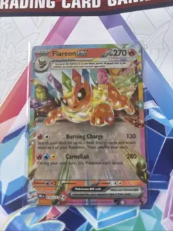 Flareon ex 14/131 Prismatic Evolutions - Double Rare Pokemon Card - NM/Mint - Image 1