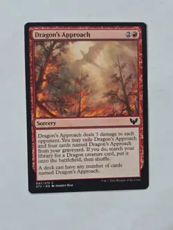 Dragon's Approach 097/275 Common STX Strixhaven MTG Magic Card - Image 1