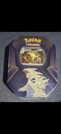 Pokemon TCG: trading Card Game Brand New Factory Sealed Tyranitar Tin - Image 1