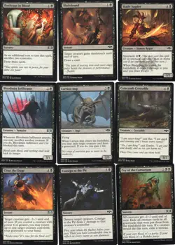 MTG - Ravnica Allegiance - Black lot - 24 cards - NM - 2019 Magic - Image 1