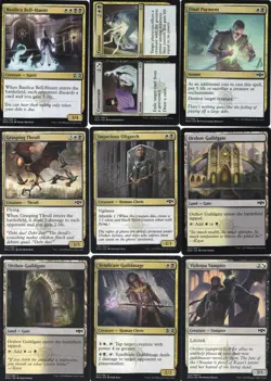 MTG - Ravnica Allegiance - Black/White lot - 9 cards - NM - 2019 Magic - Image 1