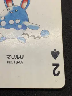 Azumarill Pokemon Playing Cards Silver Marill Japanese Vintage Nintendo Rare - Image 5