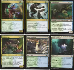 MTG - Ravnica Allegiance - Blue/Green lot - 6 cards - NM - 2019 Magic - Image 1