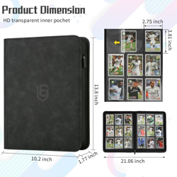 9 Pocket Card Binder,540 Pocket Trading Card Binders,Loading Pocket Collectible - Image 3