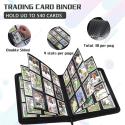 9 Pocket Card Binder,540 Pocket Trading Card Binders,Loading Pocket Collectible - Image 4
