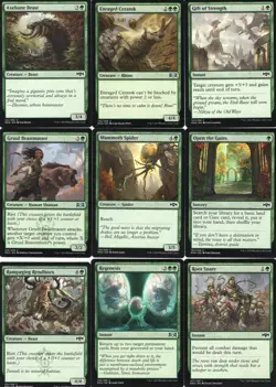 MTG - Ravnica Allegiance - Green lot - 21 cards - NM - 2019 Magic - Image 1