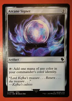 MTG, MAGIC: ARCANE SIGNET, FIC, COMMON, 0332- NM - REGULAR FINISH - Image 1