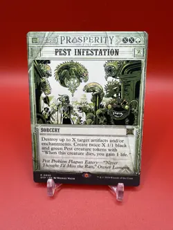 MTG Pest Infestation 0030 Outlaws of Thunder Junction: Breaking News NM - Image 1