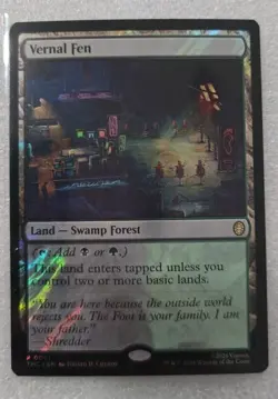 Vernal Fen (Surge Foil) 0081 - TMC Teenage Mutant Ninja Turtles TMNT MTG NM/M - Image 1