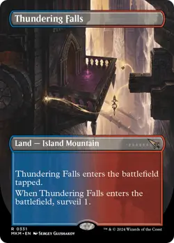 Thundering Falls (Borderless) [Murders at Karlov Manor] Near Mint - Image 1