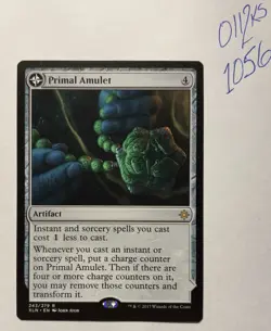 MTG Primal Amulet XLN 243/279 Ixalan Rare NM - Image 1