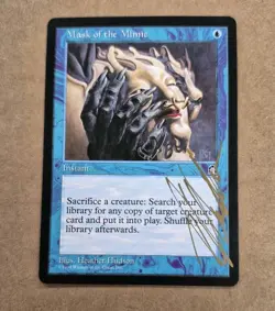 GOLD SIGNED UNPLAYED NM Mask of the Mimic Stronghold MTG MAGIC Heather Hudson - Image 1