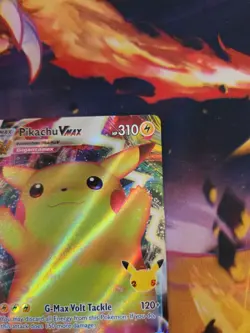 Pokemon Pikachu VMAX SWSH062 Celebrations Sword & Shield Black Star Promo Card - Image 3