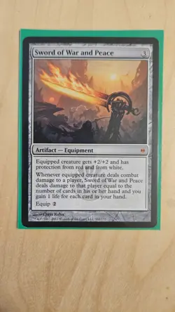 MTG Sword of War and Peace (New Phyrexia) LP - Image 1